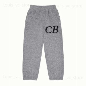 Cole Buxton Designer Breaked Sweatpants Fashion Vintage Jacquard CB Men's Top Level Version Premium Wool Men's Sweatshirt Set Cole Buxton Sweater 469