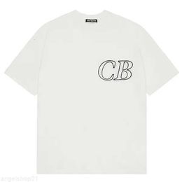 Cole Buxton Designer T-shirt Streetwear Letter Imprimé Casual Fashion Men de manche courte Femmes Round Col T-shirt Européen High Quality CB Classic CHORD 6K1MR