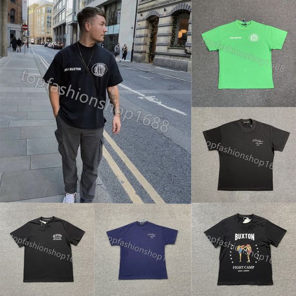 Cole Buxton Designer T-shirts Hommes T-shirts Été Printemps Lâche Vert Gris Blanc Noir T-shirt Hommes Femmes Haute Qualité Slogan Classique Imprimer Top Tee Avec Étiquette