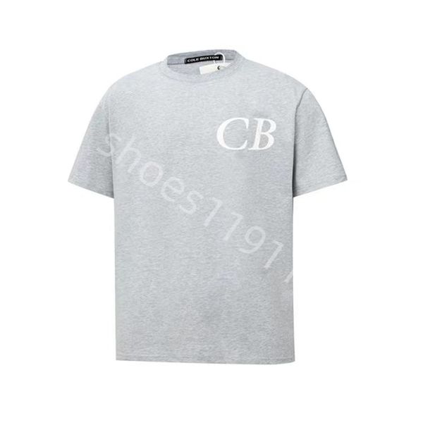 Cole Buxton Designer T-shirts T-shirts pour hommes Summer Summer Green Grey Grey Blanc Black T-shirt Graphic Men Femme Femmes Oversize T-SUVERS