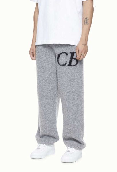 Cole Buxton Pantalones de punto CB Pantalones de punto tejidos Pantalones de chándal Sudadera para hombre Polar Cálido Mujer Joggers Monos Ropa de calle para hombre Ropa deportiva Pantalón Diseño suelto 111s