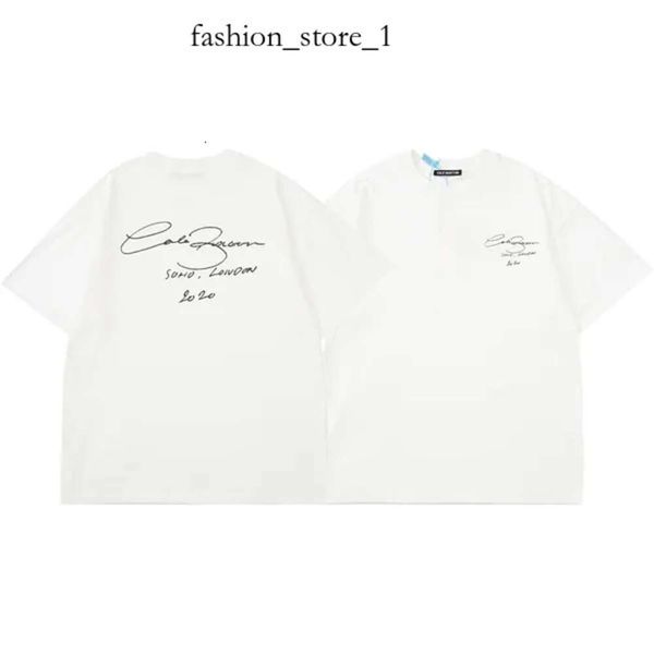 Cole Buxton Shirt for Men Shorts Femmes Green Grey White Black T-shirt Men Femmes Slogan classique de haute qualité