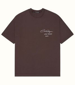 Cole Buxton chemise été printemps chemise ample hommes femmes classique Slogan imprimé haut t-shirt