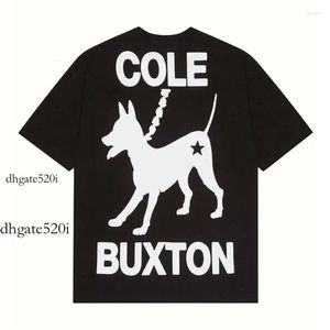 Cole Buxton t-shirt heren t shirts mannen vrouwen zwart witte huisdier honden print t-shirt oversized tee top streetwear shirt met tags