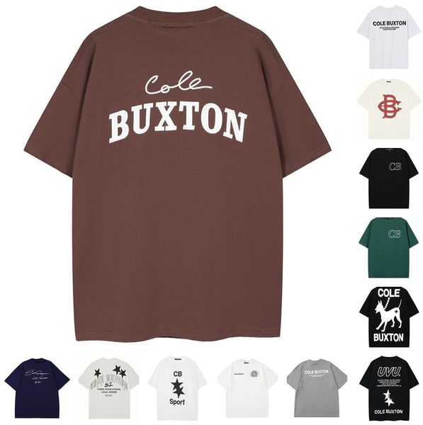 Cole Buxton T-shirt pour hommes Vêtements Designer Femmes Tshirt Tops Summer Vets Goth Hip Hop Sport Party Vêtements Polo Haikyuu Tide Homme Unique Femme Tees Tomate Us