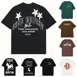 Cole Buxton T -shirt Heren Designer Dames Kleding Tops Zomer Vetements Goth Sportfeestkleding Polo Haikyuu Tide Street Man Femme Unique T -shirt Tees Tomaten Us Maat