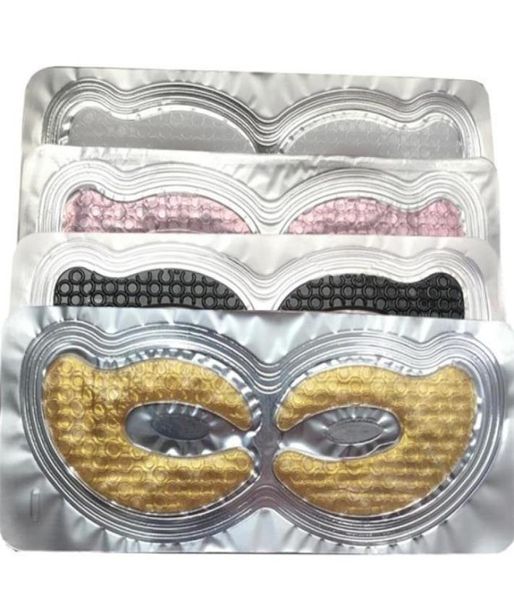 Collagène Crystal Eyes Care Mask Patches pour les sacs pour les yeux Les cercles sombres brille éclair les ridules profondes hydratantes Face Protect6372158