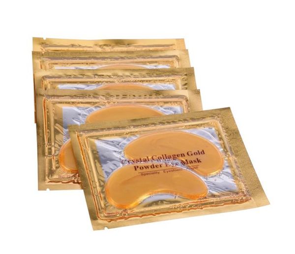 Collagen Gold Eye Mask Patch Face Mask Patches for The Eyes Crystal Gold Anti Dark Circle Hidrurizing Cream3487877