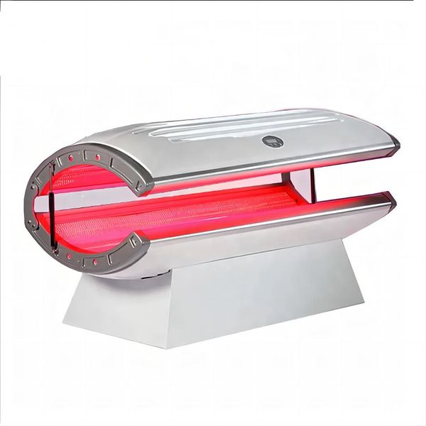 Thérapie au collagène blanchissant la lumière rouge anti-âge LED soins de rajeunissement de la peau lit PDT instrument de capsule de spa infrarouge