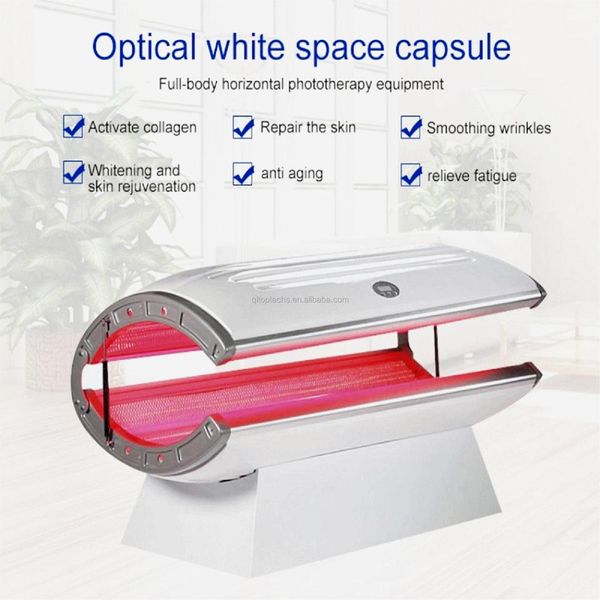 Máquina de terapia de colágeno luz roja antienvejecimiento LED cuidado de rejuvenecimiento de la piel PDT equipo infrarrojo cápsula instrumentos de belleza