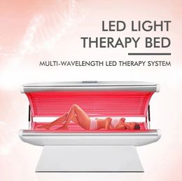 Máquina de terapia de colágeno, luz roja LED, rejuvenecimiento de la piel, cama antienvejecimiento, cápsula óptica de espacio en blanco