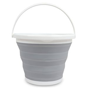 Inklapbare emmer watercontainer pop-up ruimtebesparende draagbare emmer met handvat