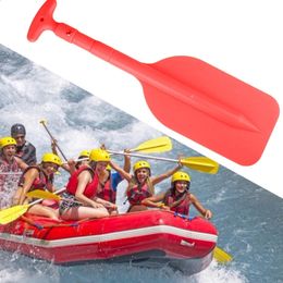 Rame pliable Kayak Jet Ski et canoë télescopique pagaies de bateau en plastique petits accessoires de sports nautiques de sécurité 240127