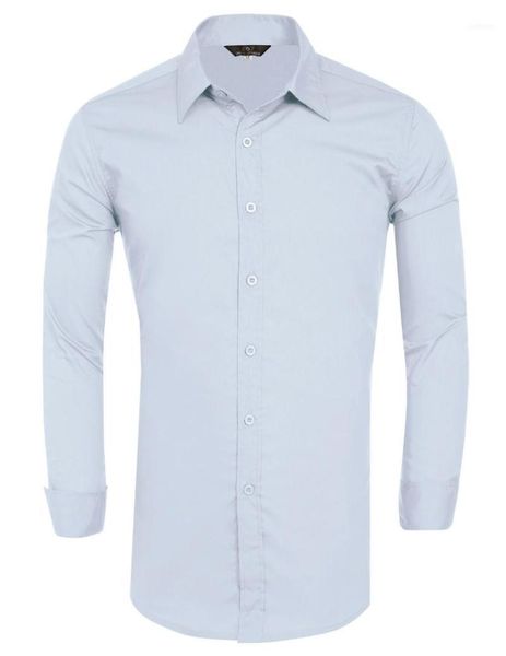 Hauts à col chemise d'affaires encolure unique chaud à la mode décontracté polyester corporatif boutonné coupe ajustée1