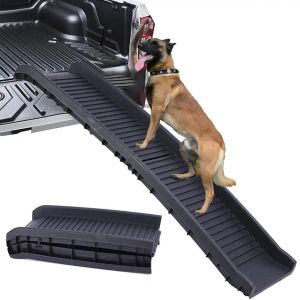 Collares Escaleras para Perros para Autos Escaleras para Mascotas Rampa para Perros Escalera para Mascotas Plegable Liviana Rampa Escaleras para Perros para Camas Altas, Camiones, automóviles y SUV de más de 5 kg