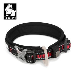 Collars Truelove Pet Dog Collar Nylon en reflecterende materialen verbreed en comfortabele versie geschikt voor honden van alle maten TLC50121
