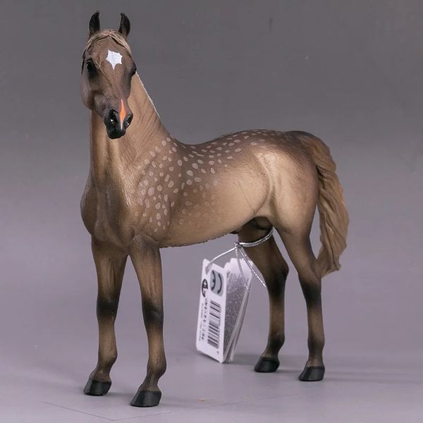 CollectA Horse Country Farm Animals Morgan Stallion Silver Grulla 1/20 PVC Figura Modelo Juguetes para niños # 88979 240227