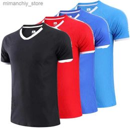 Collectable 2022 Hot verkoop Voetbal Jersey Mannen Voetbalshirt 2022 Survetent Voetbal Kits Heren Running Korte seve Sport Shirt Mannen tops Q231118