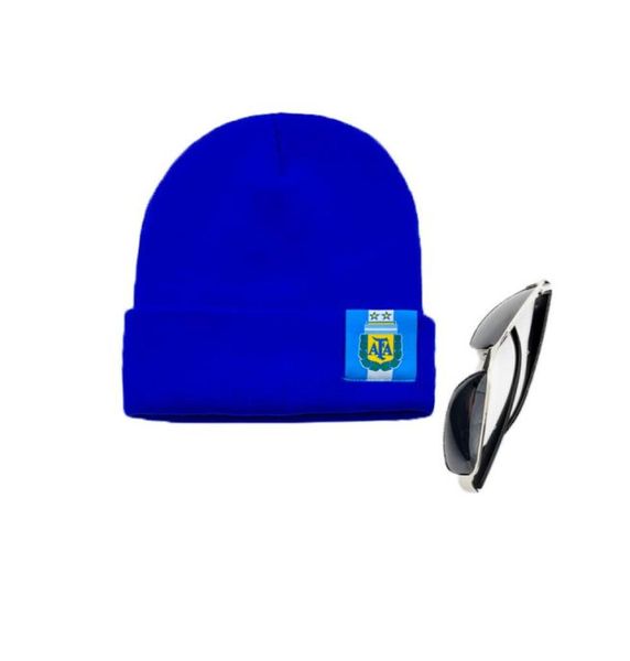 Bonnet à collectionner, casquettes de crâne, cadeau du Qatar, chapeau de football, tricoté chaud d'hiver, sans lunettes, 2023, SJB8480507