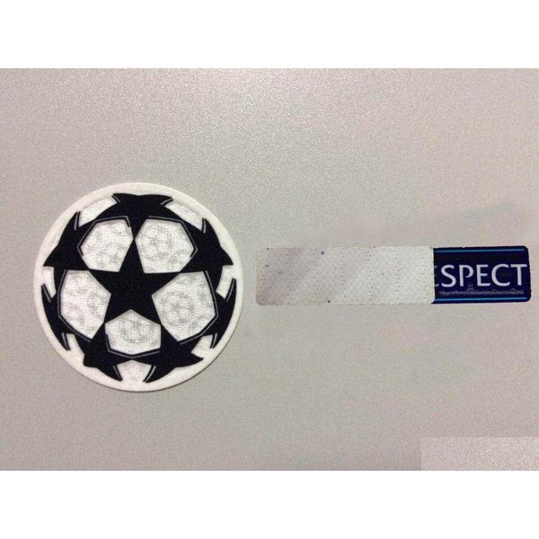 Ballon de champions à collectionner ajouter du respect Football Prints Badges Soccer Stam Pattern Drop Delivery Sports de plein air athlétique extérieur Acc Dhat7