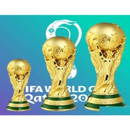 Verzamelbare Europese Trofee Herces Model Hars Handwerk Voetbalwedstrijd Souvenir T2211119088014 Drop Delivery Sport Buiten Athle Otwdz