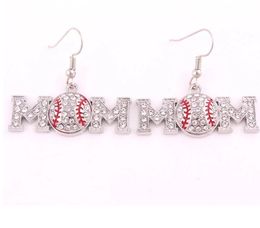 Verzamelbaar voor honkbal moeder Rhinestone softbal hoofdband oorrangboete ketting sportspel bal na Rhinestone basketbal volleybal honkbal voetbal