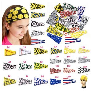 À collectionner pour baseball softball bandeau coton boucle d'oreille stud bling collier sport jeu balle post strass basket-ball volley-ball 20 couleurs