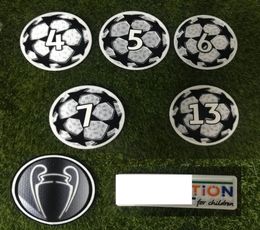 Collectable New Champions Cup Ball and Respect Patch Football Patchs Patches Badges Stamping Heat Transfer Pattern8823600
