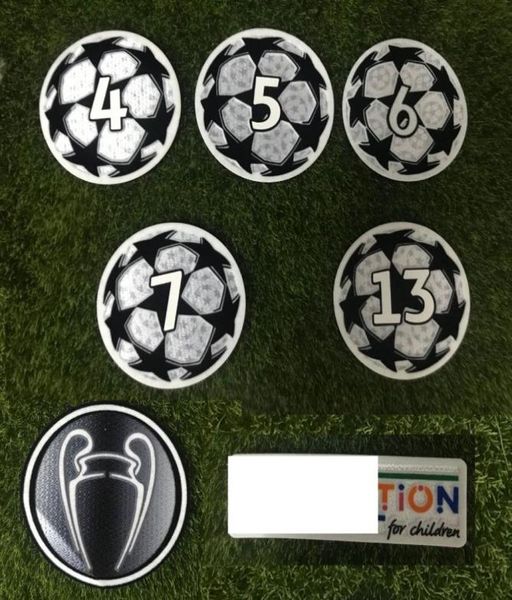 Collectable New Champions Cup Ball and Respect Patch Football Patch Patches Badges Stamping Heat Transfer Pattern3514465