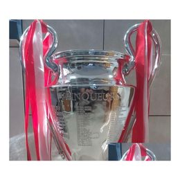 Verzamelbare nieuwe hars C League Trophy Eur voetbalfans voor collecties en souvenirs Sier Verguld 15 cm 32 cm 44 cm Fl-formaat 77 cm Drop Delive Otpxn