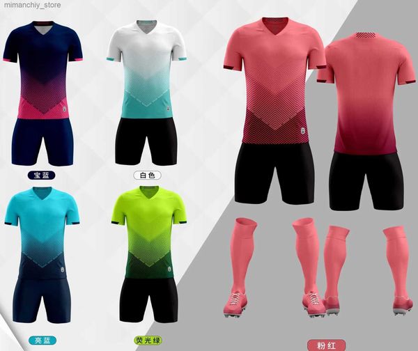 Maillots de football à collectionner Professionnel personnalisé Adulte Enfants Football Sport T-shirt à séchage rapide pour courir Uniformes d'entraînement Volyball Q231118