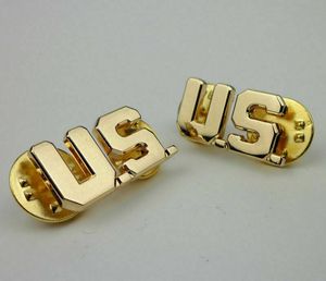 Verzamelbare tomwang2012 WW2 Amerikaanse legerofficier Screwback Collar Badge Insignia Classic Military Pin 230811