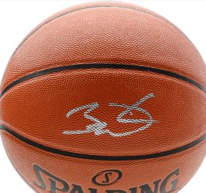 Collectable Zion Worthy Tyrese Maxey Wade Barkley Autographié Signé signé signaturer auto Autograph Intérieur/Extérieur collection sprots Basketball ball