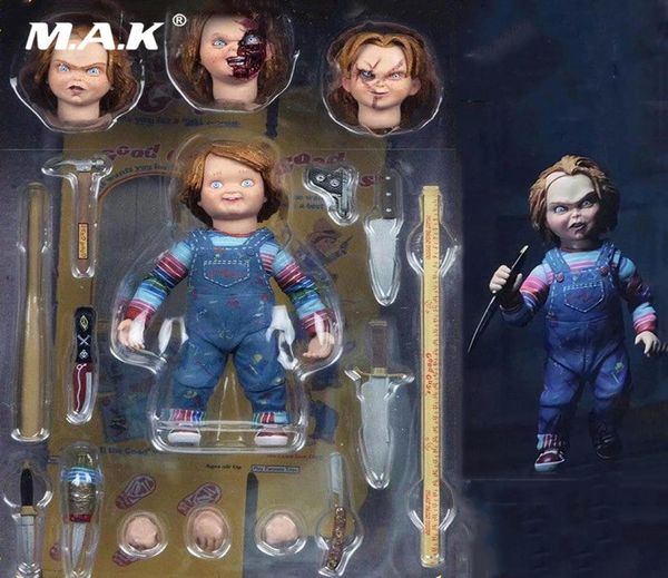 Collection 7039039 CHUCKY Child039s jouer effrayant mariée de Chucky horreur bons gars PVC figurine modèle jouet poupée 10 cm fo6700324