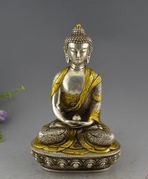 Collection D￩corez Chinois de Civre ￀ La Main Sculpt￩ Shakya Mani standbeeld