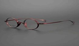 Colección de John Lennon039s mismo marco redondo pequeño de gafas de titanio puro estilo china ultra ligero altura de cara pequeña5511986