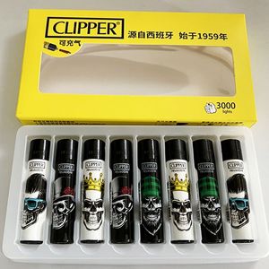 Collection Original Clipper briquet meule briquet à gaz Butane torche en Nylon feu gratuit boîte-cadeau emballage hommes cadeau