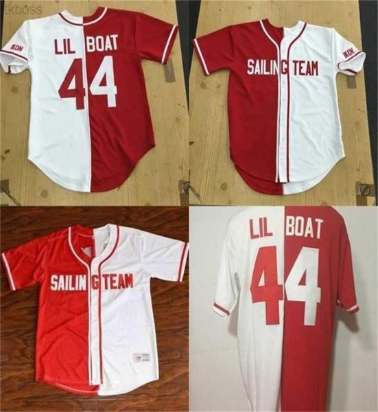 College Baseball porte GlaMitNess Lil Yachty Sailing 44 Maillots de baseball de l'équipe Lil Boat bon marché, chemise à double couture en stock7625330