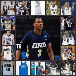 College Basketball draagt ​​3 Max Abmas Oral Roberts University Basketball Jersey 2022 NCAA Finale vier Oru Jerseys 42 Mark Acres 0 Cal Vin Garrett 2 Daquan Jeffries 32