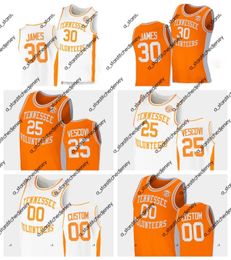 College basketbal draagt ​​op maat gemaakte heren genaaid college basketbal jerseys 22 Ernie Grunfeld 53 Bernard King 2 Grant Williams 3 Candace Parker 5 Admiral Schofield 14