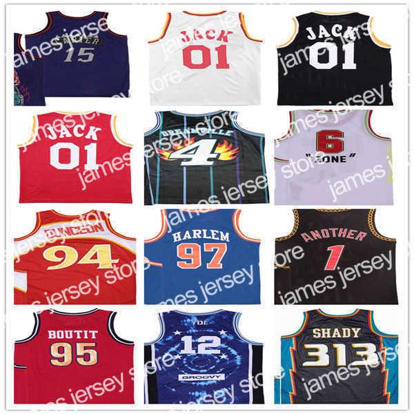 College Basketball Wears Man Retro Basketball Remix Jersey 313 SHADY KID CUDI DJ 1 Khaled Don Big 88 Sean Harlem 97 Diplomates WALE 6 The District Jack 01 Scott 94