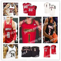 College Basketball Wears Ncaa College Louisville Basketball Jersey Carlik Jones Donovan Mitchell Noah Locke Malik Williams El Ellis Dre Davis Matt Cross Mason