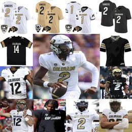 Maillots de football du Collège Colorado Buffaloes Shedeur Sanders Sy'veon Wilkerson Dylan Edwards Travis Hunter Anthony Hankerson Xavier Weaver Jimmy Horn Jr Woodse