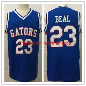 College Florida Gators Basketball Jersey Mens #23 Bradley Beal Jersey genaaid op maat gemaakt met maat S-5XL