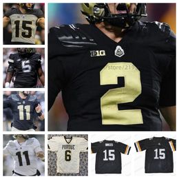 Maillot de football universitaire NCAA Purdue Chaudronniers Drew Brees Jack Plummer David Bell Hudson Card Hommes Femmes Maillots de jeunesse