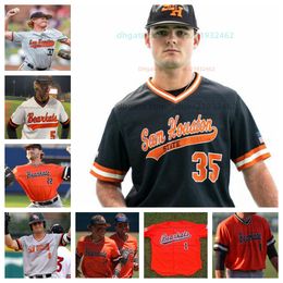 Maillot de baseball College Gavi Coldiron Sam Houston Bearkats Personnalisé n'importe quel nom n'importe quel numéro tous Jake Tatom cousu Chandler David Michael Watson Ben Penn Brewster