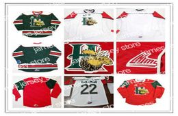 College Hockey draagt goedkope Qmjhl Halifax Mooseheads CCM Jersey 22 Nathan Mackinnon 13 Nico Hiscer 27 Jonathan Drouin Red White G5806395