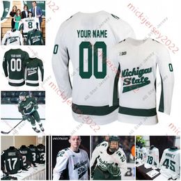 College Hockey draagt ​​op maat gemaakte college gestikt hockey jersey 11 Jeremy Davidson 12 Justin Jallen 13 Tiernan Shoudy Zach Dubinsky Christian Krygier Jesse Tucker