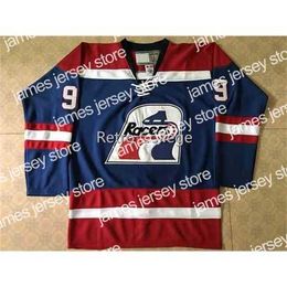 College Hockey Wears Nik1 99 Wayne Gretzky Indianapolis Racers Hockey Jersey Bordado Cosido Personalizar cualquier número y nombre Jerseys