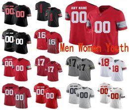 Maillots universitaires Ohio State Buckeyes 9 Johnny Utah 32 Jack Tatum 36 Chris Spielman 33 Master Gue III 97 Nick Bosa Football personnalisé cousu 1160891